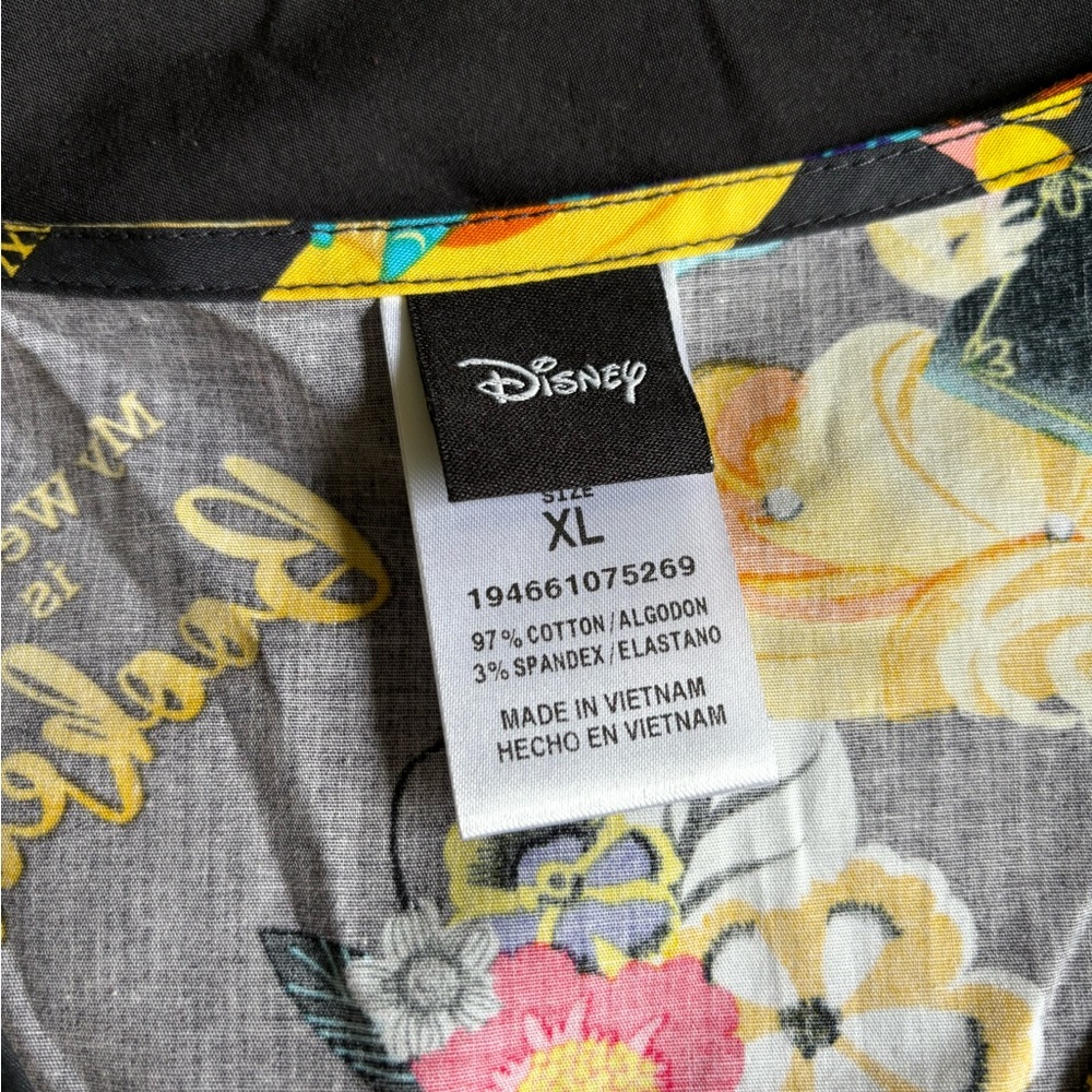 DISNEY scrub top - Picture 2 of 3